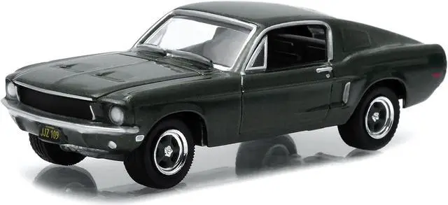 Alt view image 5 of 6 - 1968 Ford Mustang GT Fastback Highland Green Metallic "Hobby Exclusive" 1/64 Diecast Model Car by Greenlight