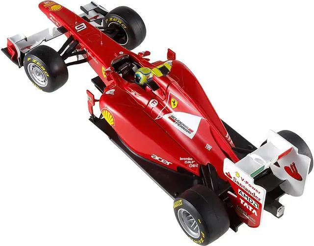 Alt view image 4 of 5 - Ferrari 150 Italia #6 Felipe Massa F1 Formula One (2011) 1/18 Diecast Model Car by Hot Wheels
