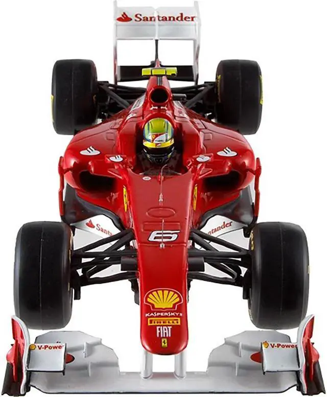 Alt view image 5 of 5 - Ferrari 150 Italia #6 Felipe Massa F1 Formula One (2011) 1/18 Diecast Model Car by Hot Wheels