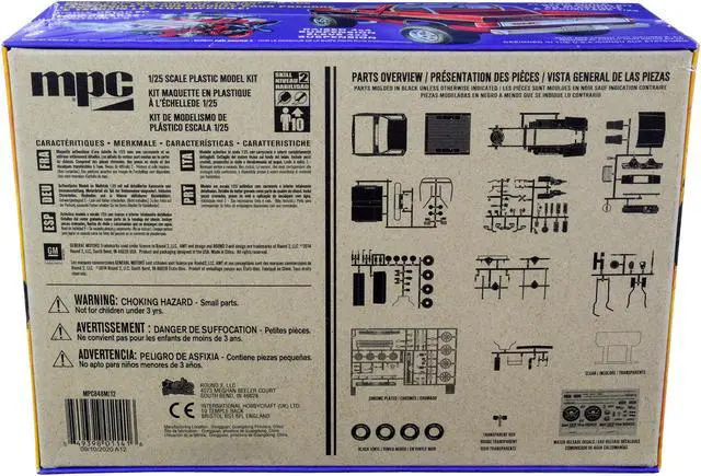 Alt view image 5 of 5 - Skill 2 Model Kit 1984 GMC Pickup Truck (Molded in Black) "Deserter" 1/25 Scale Model by MPC