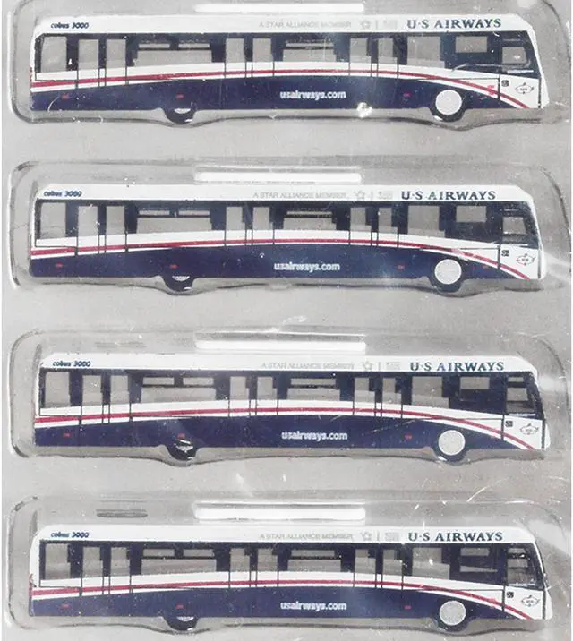 Alt view image 8 of 10 - geminiJets US Airways cOBUS 3000 (4 Units per Box) Diecast Model (1:400 Scale)