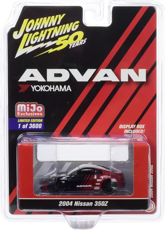 Alt view image 2 of 5 - 2004 Nissan 350Z ADVAN Yokohama "Johnny Lightning 50th Anniversary" Limited Edition to 3600 pieces Worldwide 1/64 Diecast Model Car by Johnny Lightning