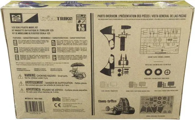 Alt view image 8 of 8 - MPC 893 1/25 Taco Trike Trick Trikes Series