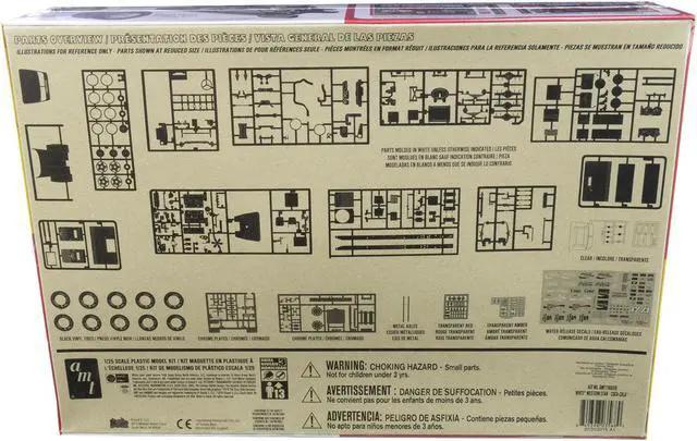 Alt view image 7 of 7 - Skill 3 Model Kit White Western Star Semi Truck Tractor Coca-Cola 1/25 Scale Model by AMT AMT1160