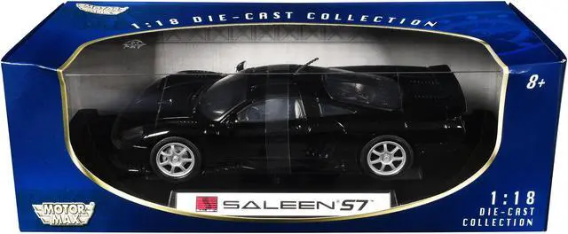 Alt view image 4 of 4 - Saleen S7 Black 1/18 Diecast Model Car by Motormax