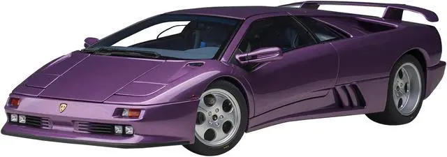 Alt view image 6 of 14 - Lamborghini Diablo SE30 Viola Purple Metallic 1/18 Model Car by Autoart