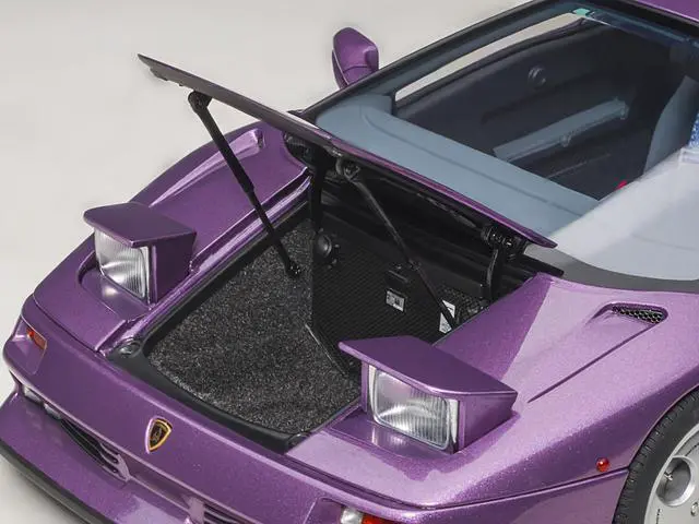 Alt view image 8 of 14 - Lamborghini Diablo SE30 Viola Purple Metallic 1/18 Model Car by Autoart