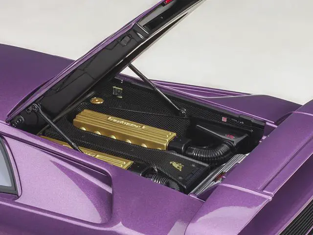Alt view image 10 of 14 - Lamborghini Diablo SE30 Viola Purple Metallic 1/18 Model Car by Autoart