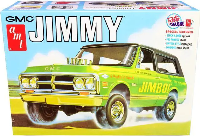 Alt view image 3 of 6 - Skill 2 Model Kit 1972 GMC Jimmy Pickup Truck 2-in-1 Kit 1/25 Scale Model by AMT