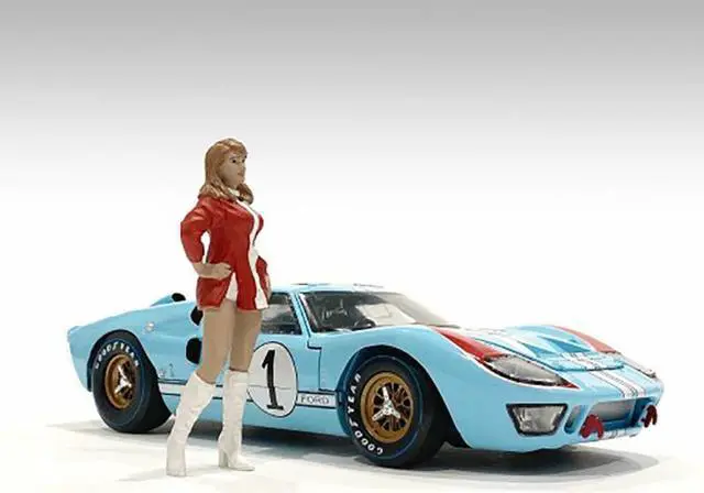 Alt view image 4 of 4 - "Race Day 2" Figurine VI for 1/24 Scale Models by American Diorama