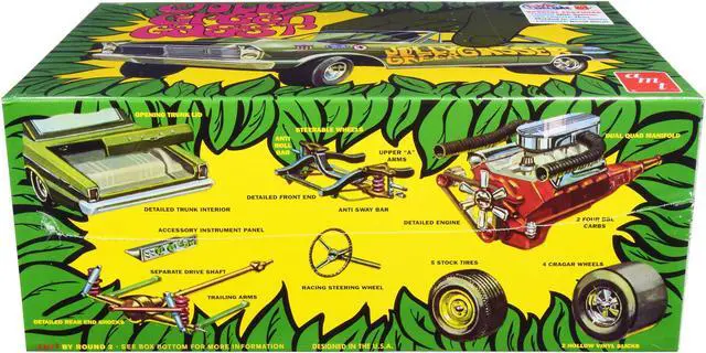Alt view image 6 of 8 - AMT 1192 1/25 1965 Ford Galaxie Jolly Green Gasser