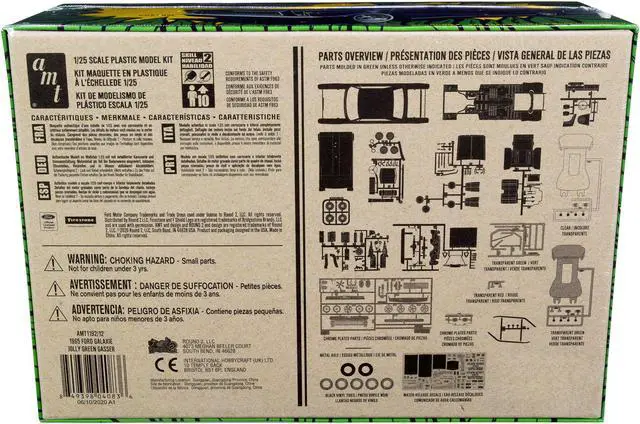 Alt view image 8 of 8 - AMT 1192 1/25 1965 Ford Galaxie Jolly Green Gasser