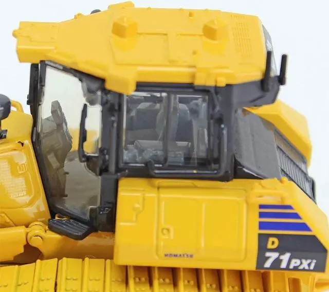 Alt view image 4 of 6 - Komatsu D71PXi-24 Dozer with Drawbar 1/50 Diecast Model by First Gear