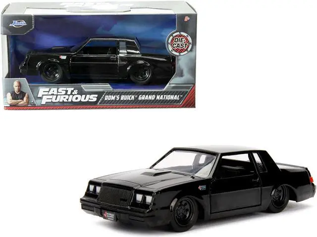 Alt view image 7 of 15 - Dom's Buick Grand National Black "Fast & Furious" Movie 1/32 Diecast Model Car by Jada