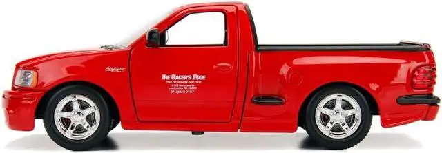 Alt view image 4 of 6 - Brian\'s Ford F-150 SVT Lightning Pickup Truck Red \Fast & Furious\" Movie 1/24 Diecast Model Car by Jada"