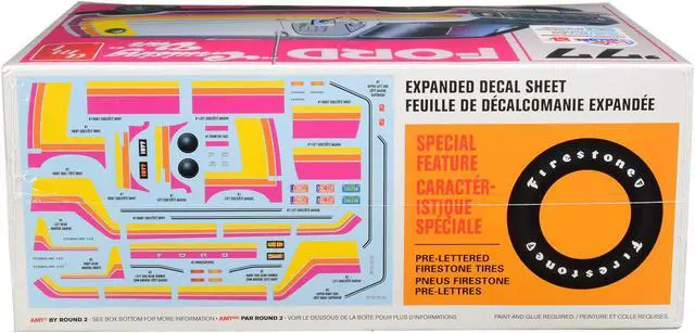 Alt view image 5 of 6 - Skill 2 Model Kit 1977 Ford "Cruising Van" 1/25 Scale Model by AMT