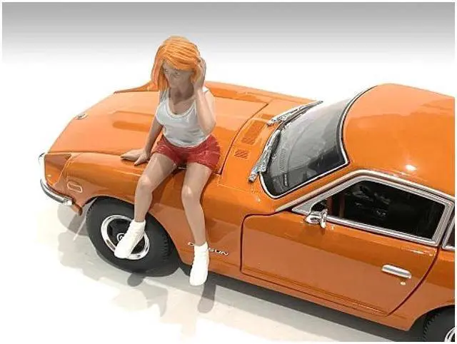 Alt view image 4 of 5 - "Car Meet 2" Figurine V for 1/18 Scale Models by American Diorama