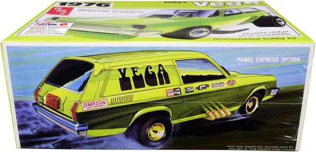 Alt view image 5 of 6 - Skill 2 Model Kit 1976 Chevrolet Vega Funny Car 1/25 Scale Model by AMT