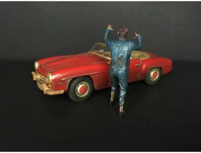 Alt view image 5 of 5 - Zombie Mechanic Figurine II for 1/18 Scale Models by American Diorama