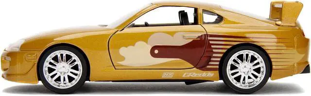 Alt view image 4 of 4 - Slap Jack's Toyota Supra Gold "Fast & Furious" Movie 1/32 Diecast Model Car by Jada