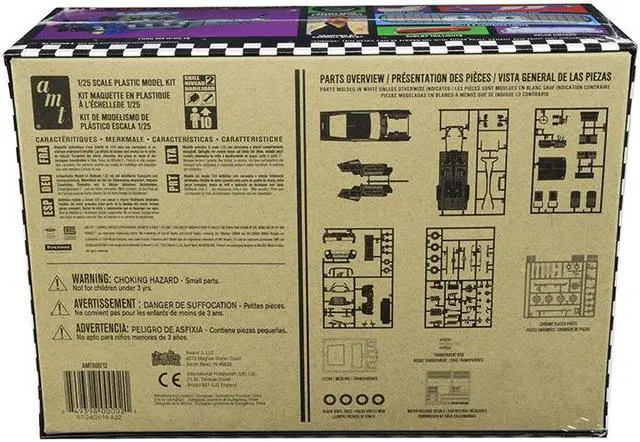 Alt view image 6 of 9 - Skill 2 Model Kit 1967 Ford Mustang Shelby GT350 White 1/25 Scale Model by AMT