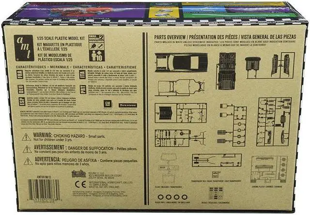 Alt view image 7 of 8 - Skill 2 Model Kit 1967 Chevrolet Impala SS 1/25 Scale Model by AMT