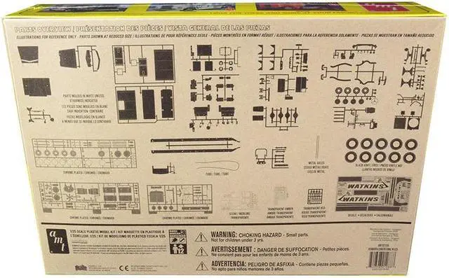 Alt view image 10 of 10 - Kenworth W925 Conventional Semi Truck Model Kit