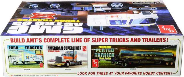 Alt view image 5 of 6 - Skill 3 Model Kit GMC Astro 95 Truck Tractor "Miller" 1/25 Scale Model by AMT