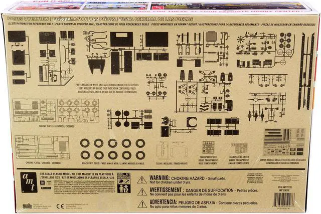 Alt view image 7 of 7 - Skill 3 Model Kit GMC General Truck Tractor 1/25 Scale Model by AMT
