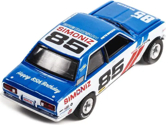 Alt view image 7 of 8 - 1972 Datsun 510 #85 BRE (Brock Racing Enterprises) "Happy 85th Birthday Peter Brock" "Hobby Exclusive" 1/64 Diecast Model Car by Greenlight