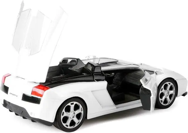 Alt view image 6 of 9 - Motormax 73365w Lamborghini Concept S White 1-24 Diecast Car Model