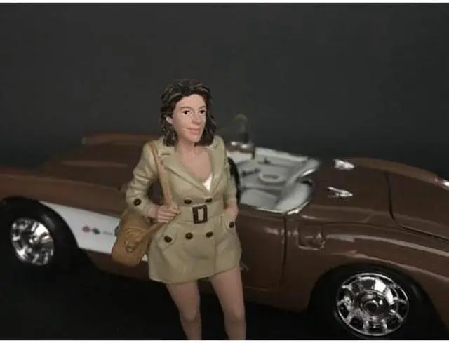 Alt view image 6 of 7 - American Diorama 38195 Collectible Miniature Car Beige