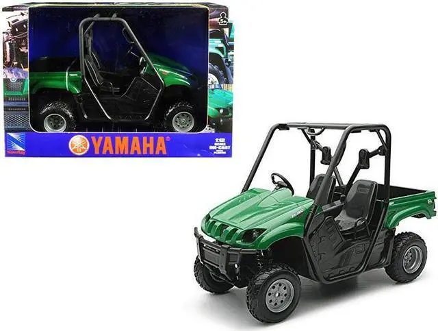 Alt view image 3 of 5 - 2008 Yamaha Rhino 700 F1 4x4 Off Road ATV Green 1/12 Diecast Model by New Ray