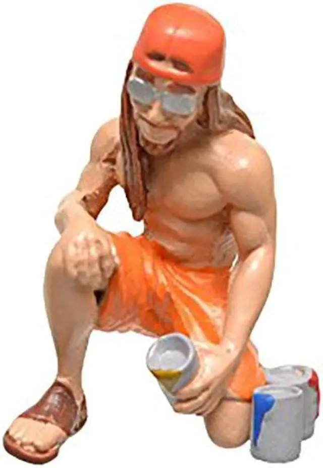 Alt view image 4 of 5 - Musclemen "Striper" Figure For 1:18 Scale Models by American Diorama