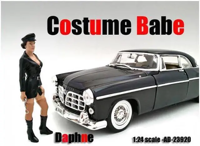 Alt view image 3 of 5 - Costume Babe Daphne Figure For 1:24 Scale Models by American Diorama