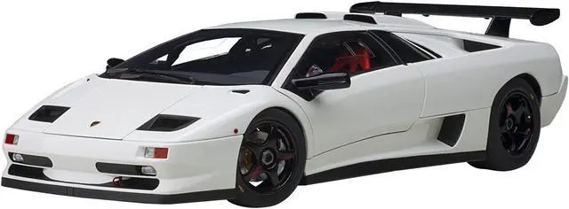Alt view image 2 of 9 - Lamborghini Diablo SV-R Impact White 1/18 Model Car by Autoart