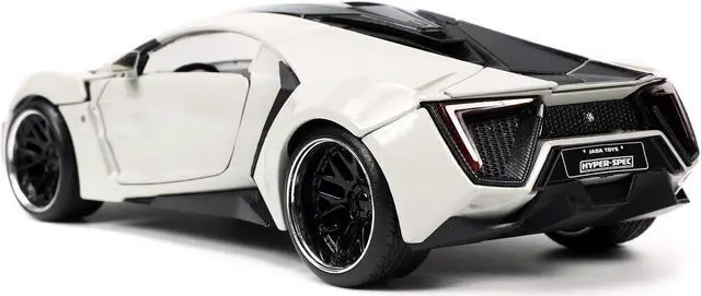 Alt view image 5 of 5 - Lykan Hypersport Gray and Black "Hyper-Spec" Series 1/24 Diecast Model Car by Jada