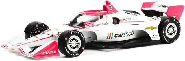 Alt view image 4 of 5 - Dallara IndyCar #3 Scott McLaughlin "CarShop" Team Penske (Road Course Configuration) "NTT IndyCar Series" (2021) 1/18 Diecast Model Car by Greenlight