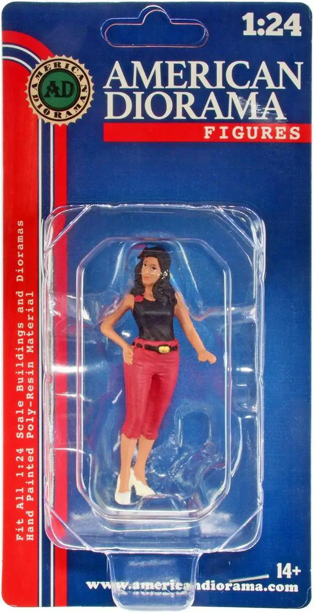 Alt view image 4 of 9 - "Pin-Up Girls" Carroll Figure For 1/24 Scale Models By American Diorama