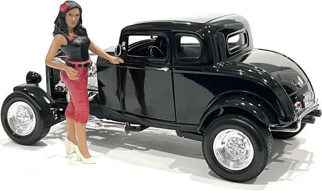 Alt view image 5 of 9 - "Pin-Up Girls" Carroll Figure For 1/24 Scale Models By American Diorama
