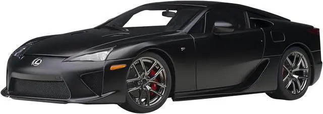 Alt view image 2 of 11 - Lexus LFA Matt Black 1/18 Model Car by Autoart