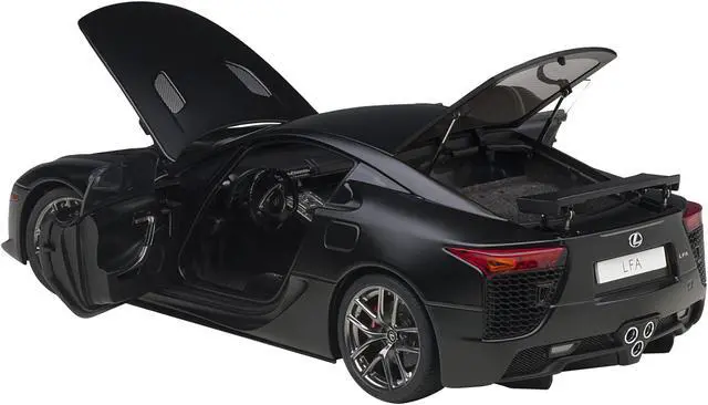 Alt view image 3 of 11 - Lexus LFA Matt Black 1/18 Model Car by Autoart