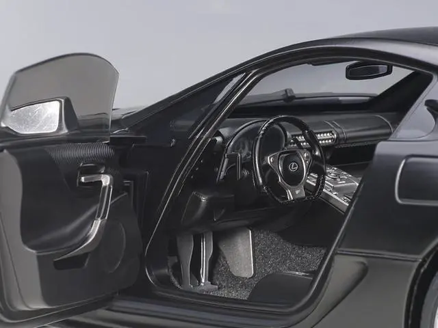 Alt view image 5 of 11 - Lexus LFA Matt Black 1/18 Model Car by Autoart