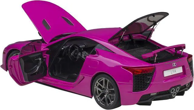 Alt view image 3 of 11 - Lexus LFA Passionate Pink 1/18 Model Car by Autoart