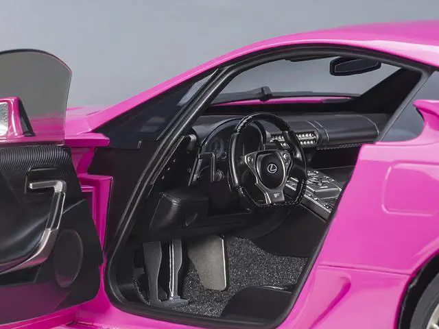 Alt view image 5 of 11 - Lexus LFA Passionate Pink 1/18 Model Car by Autoart