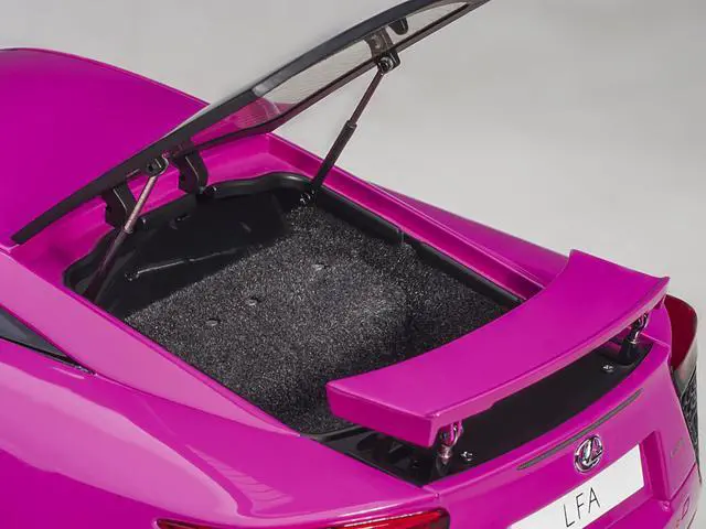 Alt view image 6 of 11 - Lexus LFA Passionate Pink 1/18 Model Car by Autoart