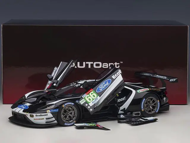 Alt view image 12 of 15 - Ford GT #66 Stefan Mucke - Olivier Pla - Billy Johnson 24H of Le Mans (2019) 1/18 Model Car by Autoart