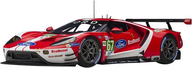 Alt view image 6 of 14 - Ford GT #67 Harry Tincknell - Andy Priaulx - Jonathan Bomarito 24H of Le Mans (2019) 1/18 Model Car by Autoart