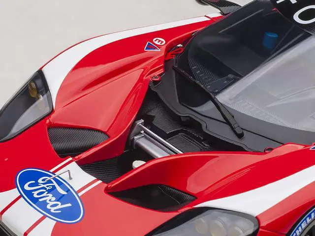 Alt view image 8 of 14 - Ford GT #67 Harry Tincknell - Andy Priaulx - Jonathan Bomarito 24H of Le Mans (2019) 1/18 Model Car by Autoart