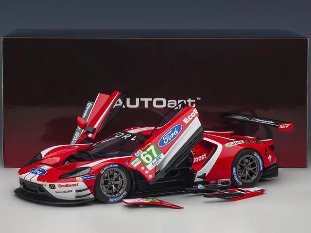 Alt view image 11 of 14 - Ford GT #67 Harry Tincknell - Andy Priaulx - Jonathan Bomarito 24H of Le Mans (2019) 1/18 Model Car by Autoart